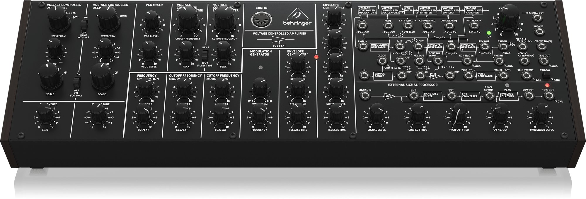 Behringer K-2 MK II Analog & Semi-Modular Synthesizer - Andertons